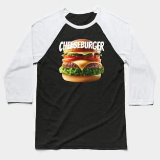 Cheeseburger Baseball T-Shirt